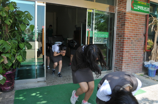 관악소방서, 서울 관광고등학교 학생 대상으로 대피훈련 실시